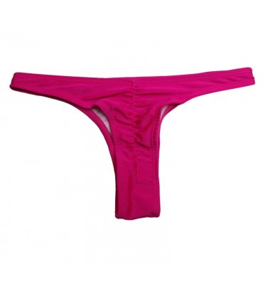 Bikini colaless con fruncido