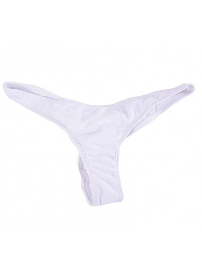 Bikini colaless con fruncido