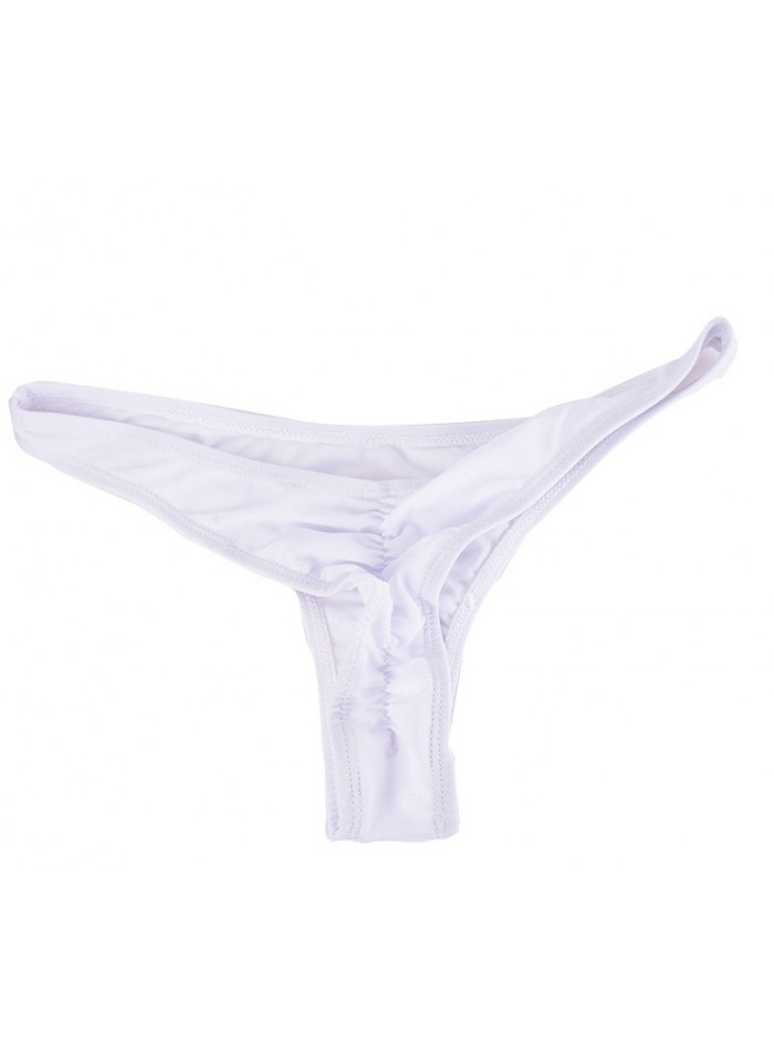 Bikini colaless con fruncido