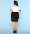 Disfraz fantasía azafata, sexy, talle grande 2XL 3XL