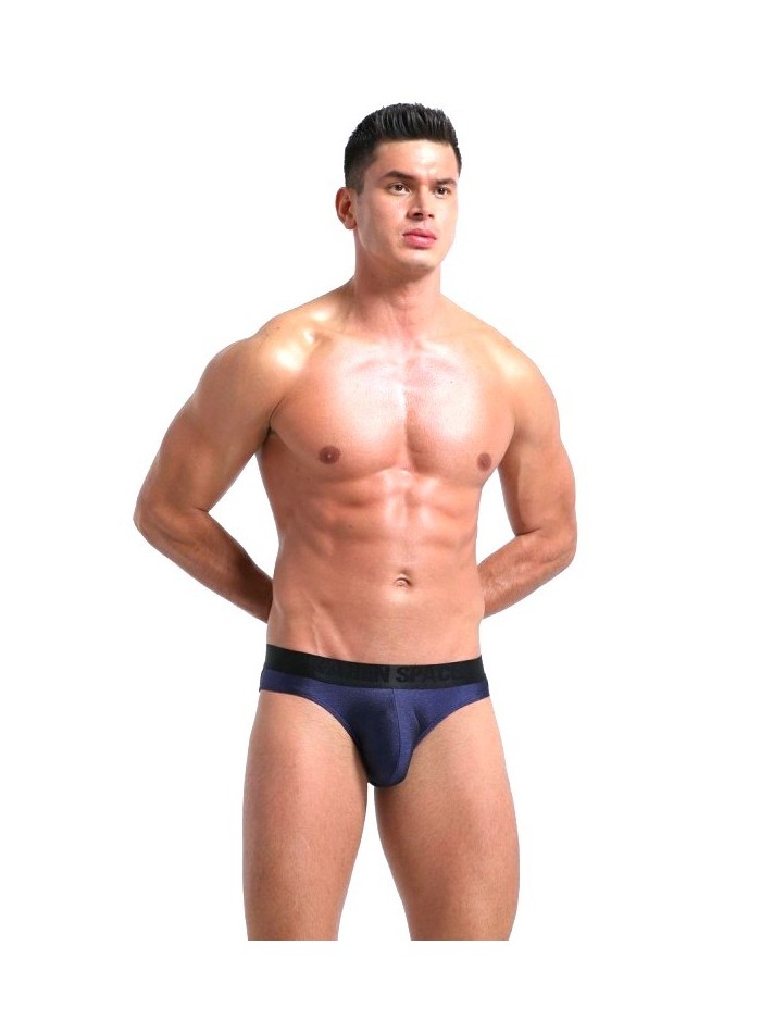 Jockstrap Tanga de hombre con elástico ancho lycra satinada.