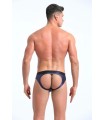Jockstrap Tanga de hombre con elástico ancho lycra satinada.