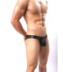 Original Slip de  lycra aspecto cuero. Lencería para hombres