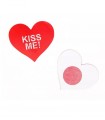 Pezoneras corazón "kiss me"