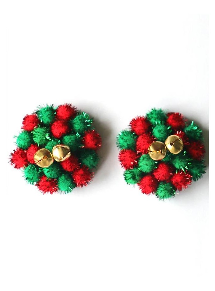 Pezoneras adhesivas Sexy con diseño navideño, para disfraz o fantasía.