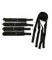 kit muñequeras y tobilleras bdsm diseñado para amarre en la cama.