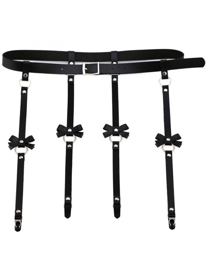 Portaligas de cuero símil regulable, bdsm, bondage.