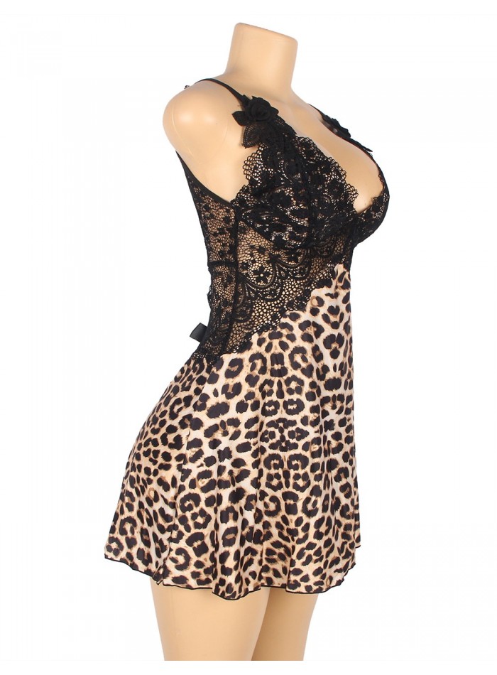 Babydoll estampado animal print.