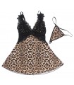 Babydoll estampado animal print.