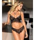 Conjunto de Lenceria soutien + tanga culotte de encaje. Sexy Diseño