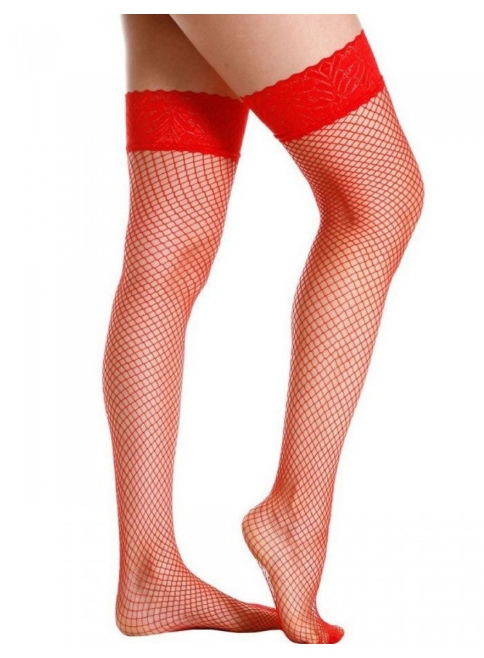 Medias De Red Con Puntilla