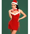 Disfraz sexy mamá noel, incluye vestido y sombrero aterciopelado.