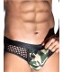 Slip de red frente camuflado