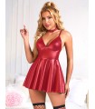 Babydoll Vestido de aspecto cuerpo acampanado, vestimenta sexy