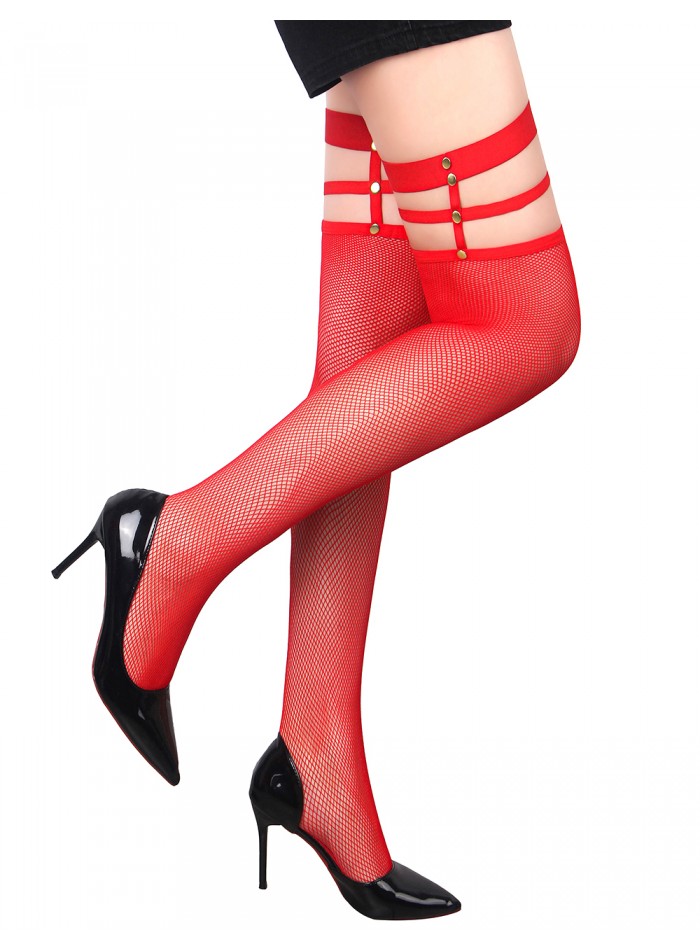 Medias red con tachas