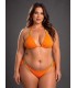 Bikini triángulo texturado