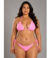 Bikini triángulo texturado