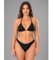 Bikini liso con diseño en bretel
