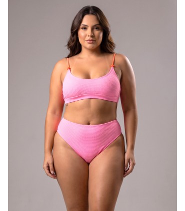 Bikini malla playa texturizado colección Brasil