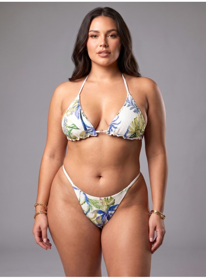 Malla de baño bikini colaless 2 piezas, moda brasileña en Uruguay